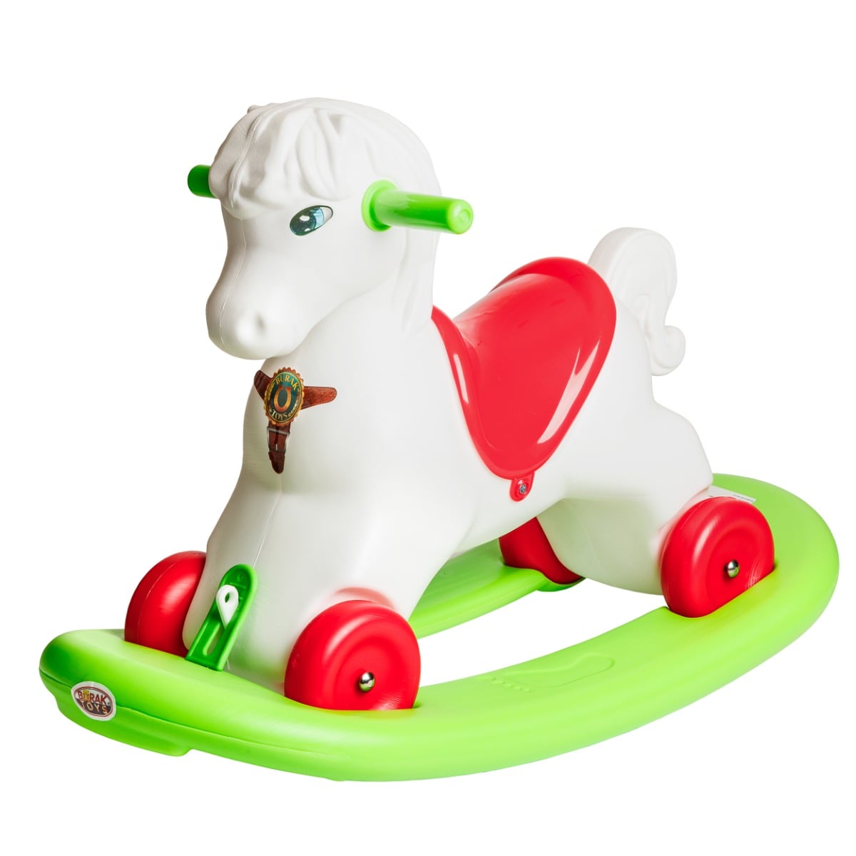 Calut Balansoar Rocky Burak Toys cu Roti