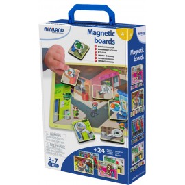 Joc Magnetic Mediu și Reciclare Miniland - imagine 2