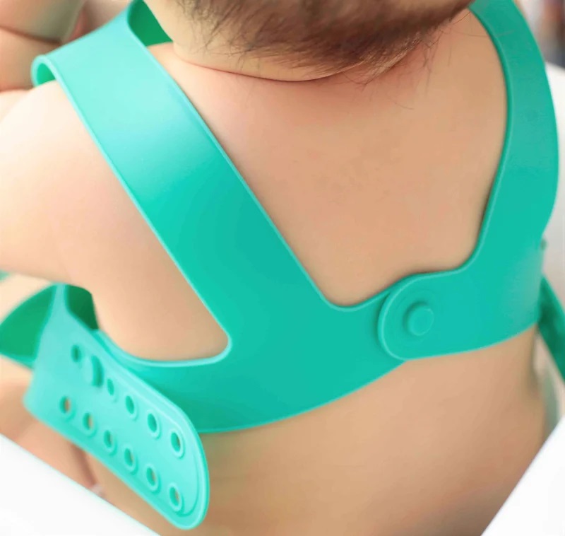 Baveta Minikoioi Flexi Bib 100 Premium Aqua Green - imagine 2