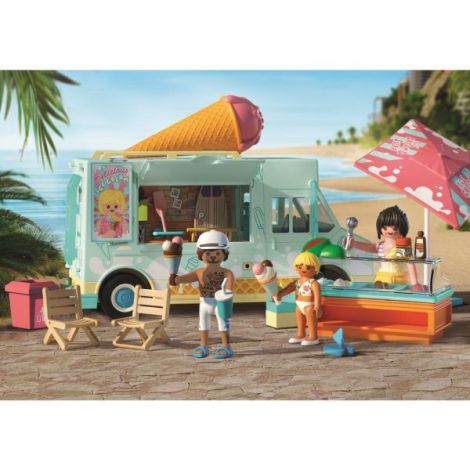 Playmobil Stand Inghetata si Surf Shop - Joc Creativ - imagine 5