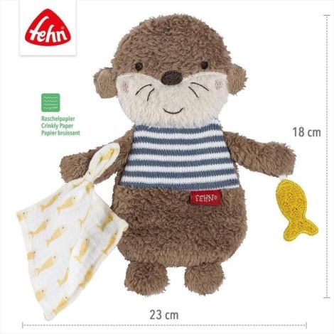 Jucarie Fosnitoare Otter Bebelusi | Stimulare Senzoriala - imagine 4