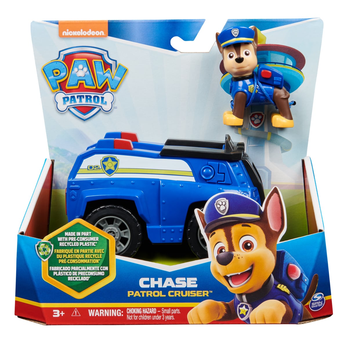 Masina Politie Paw Patrol Chase cu Figurina