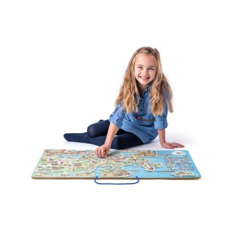 Puzzle Hartă Europa Woodyland - 3 în 1 - imagine 5