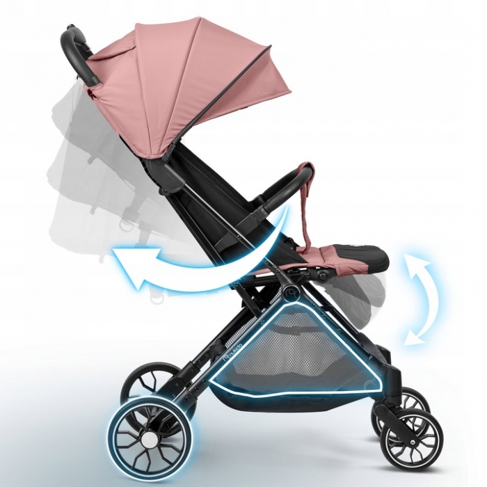 Carucior Nukido Paseo Roz - Pliere Compacta - imagine 4