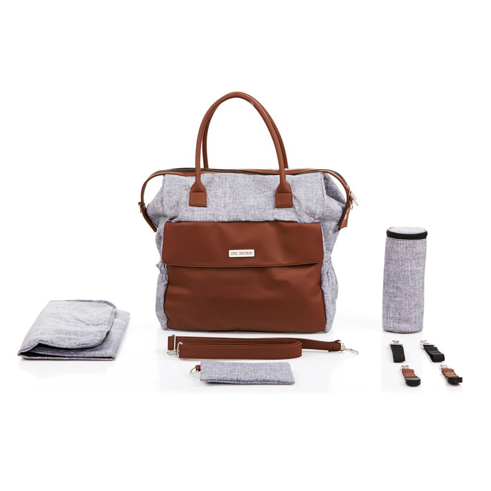 Geanta Jetset Graphite Grey ABC Design - imagine 2