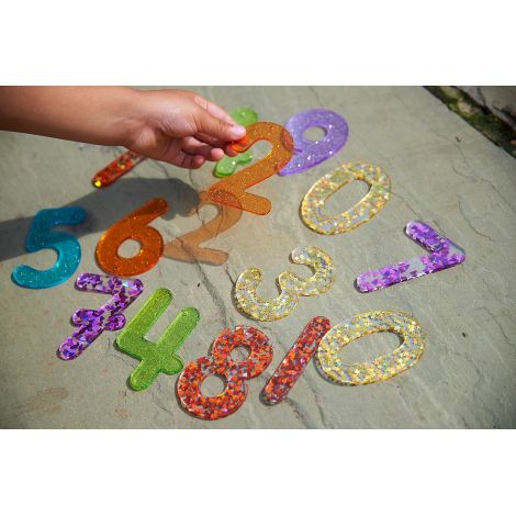 Set 14 Numere Glitter Tickit - Jucărie Educativă - imagine 2