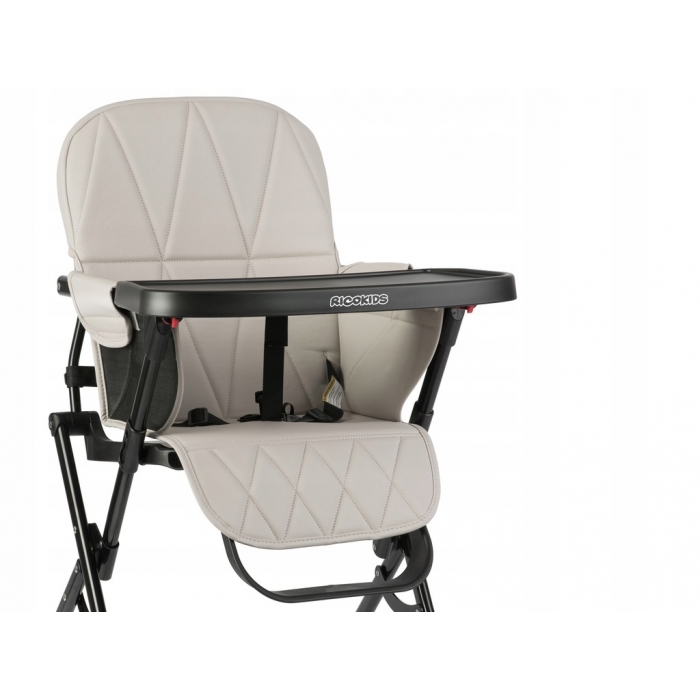 Scaun de masă Ricokids Nuco Negru-Gri - imagine 6