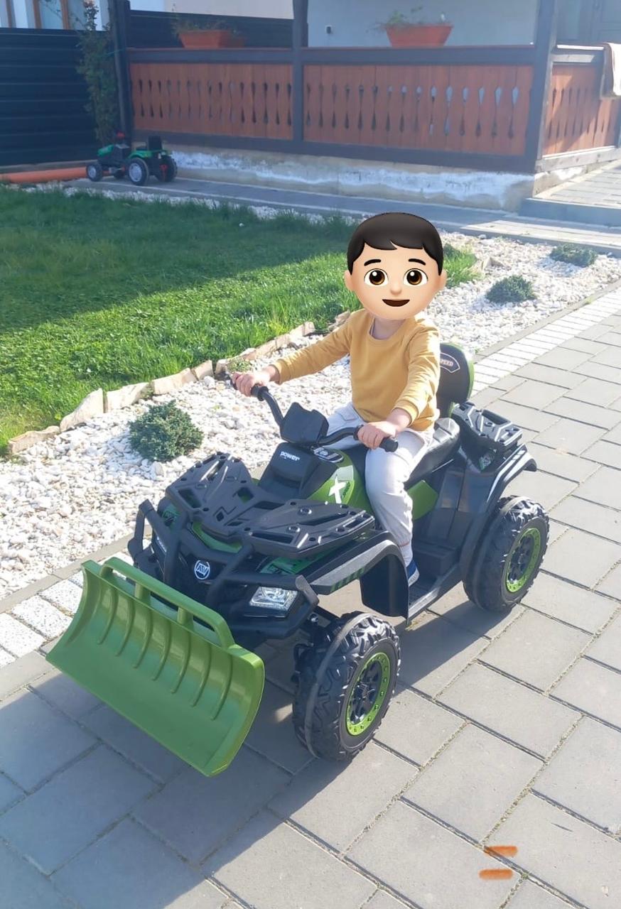 ATV Electric 24V 2 Locuri Roz Autokids - imagine 2
