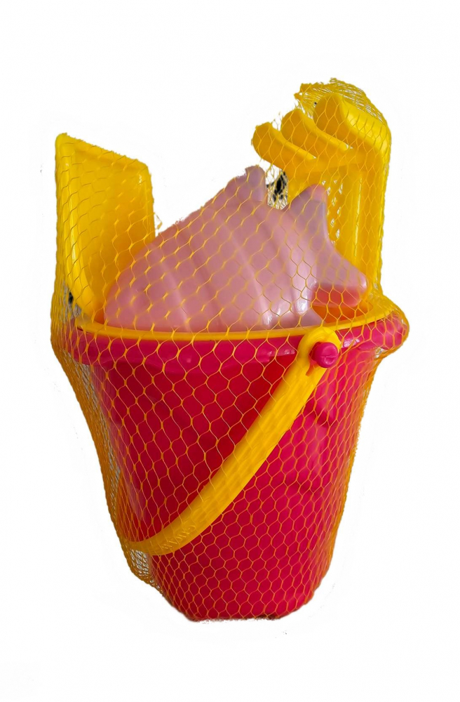 Set Jucării Nisip Galetușă Pink Guclu Toys
