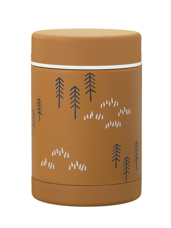 Termos Fresk Woods Spruce Yellow - Menține Mâncarea Caldă