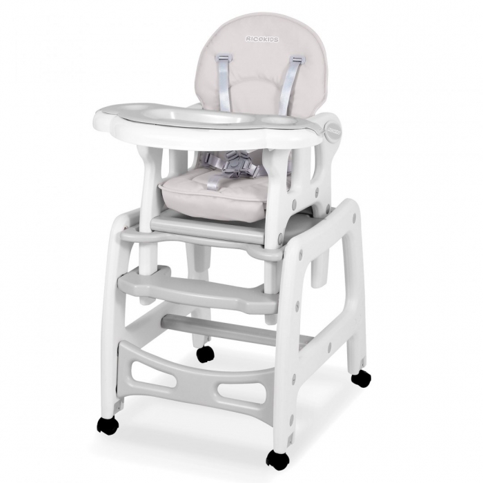 Scaun de masa 5 in 1 Ricokids Sinco Gri - imagine 5