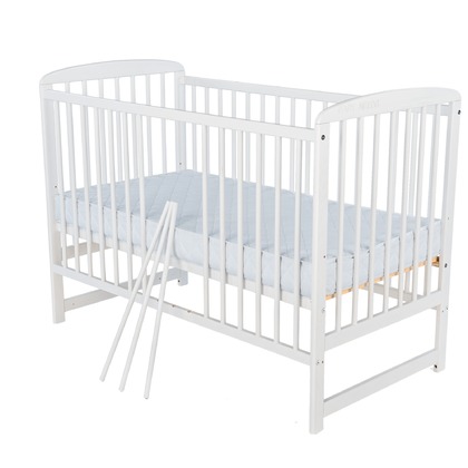 Patut Ola Babyneeds 120x60 cm Pin Alb - imagine 3