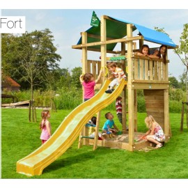Spațiu de Joacă FORT JungleGym, Lemn, 3-14 Ani - imagine 2