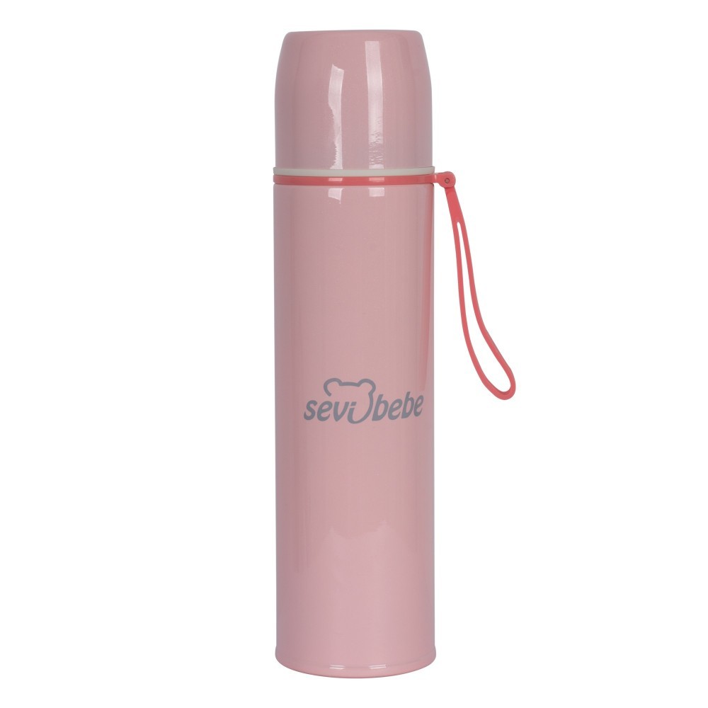 Termos Roz 500ml Sevibebe, Rezistent - imagine 4