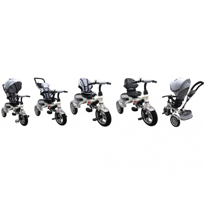 Tricicleta Evolutiva 3 in 1 R-Sport T3 Gri