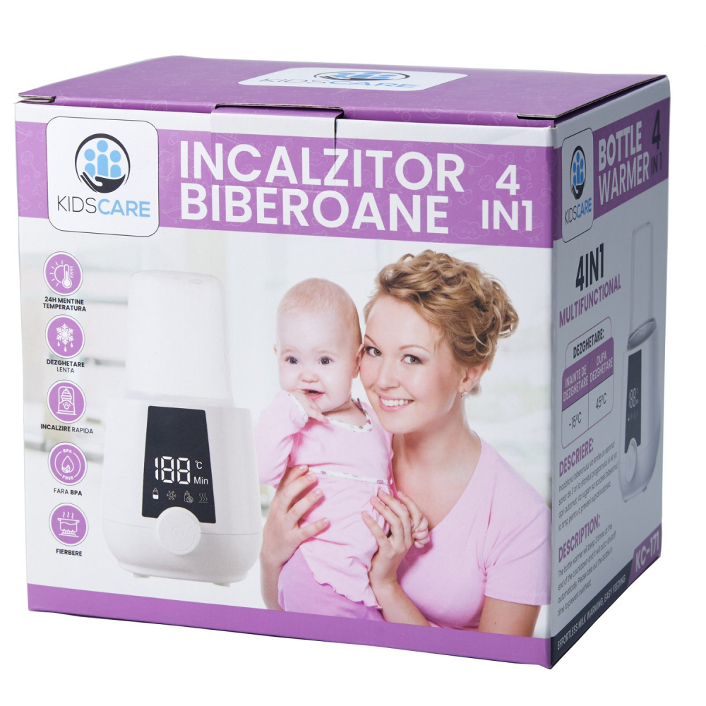 Încălzitor Biberoane 4 în 1 Kidscare KC171 Digital - imagine 3