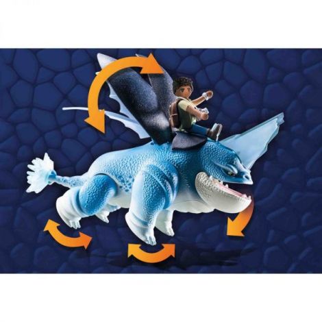 Playmobil Dragons Plowhorn & D'Angelo - Aventură - imagine 6