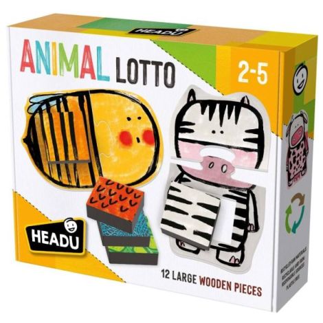 Puzzle Animale Headu Ecoplay | Joc Educativ - imagine 3