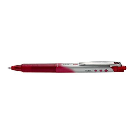 Roller Pilot V-Ball RT 0.7mm Rosu - Scriere Fluide