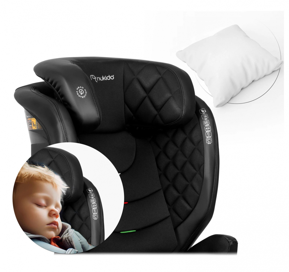 Scaun Auto Nukido I-SIZE Louis, ISOFIX, Negru - imagine 4
