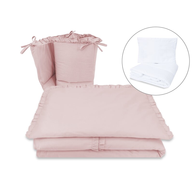Lenjerie Patut MimiNu Royal 5 Piese Powder Pink