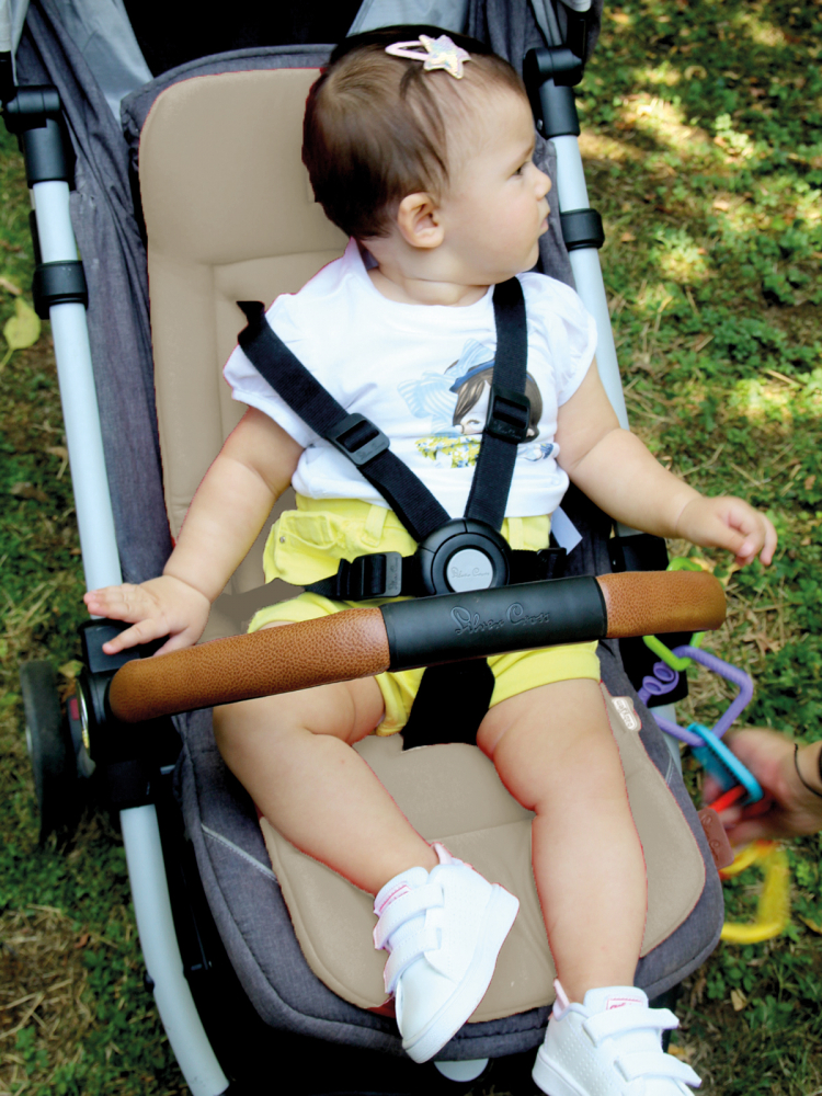 Saltea Carucior BabyJem Cushion Beige, Confort