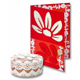 Dantelă autoadezivă Flora | Set 3 role, Folia Paper - imagine 3