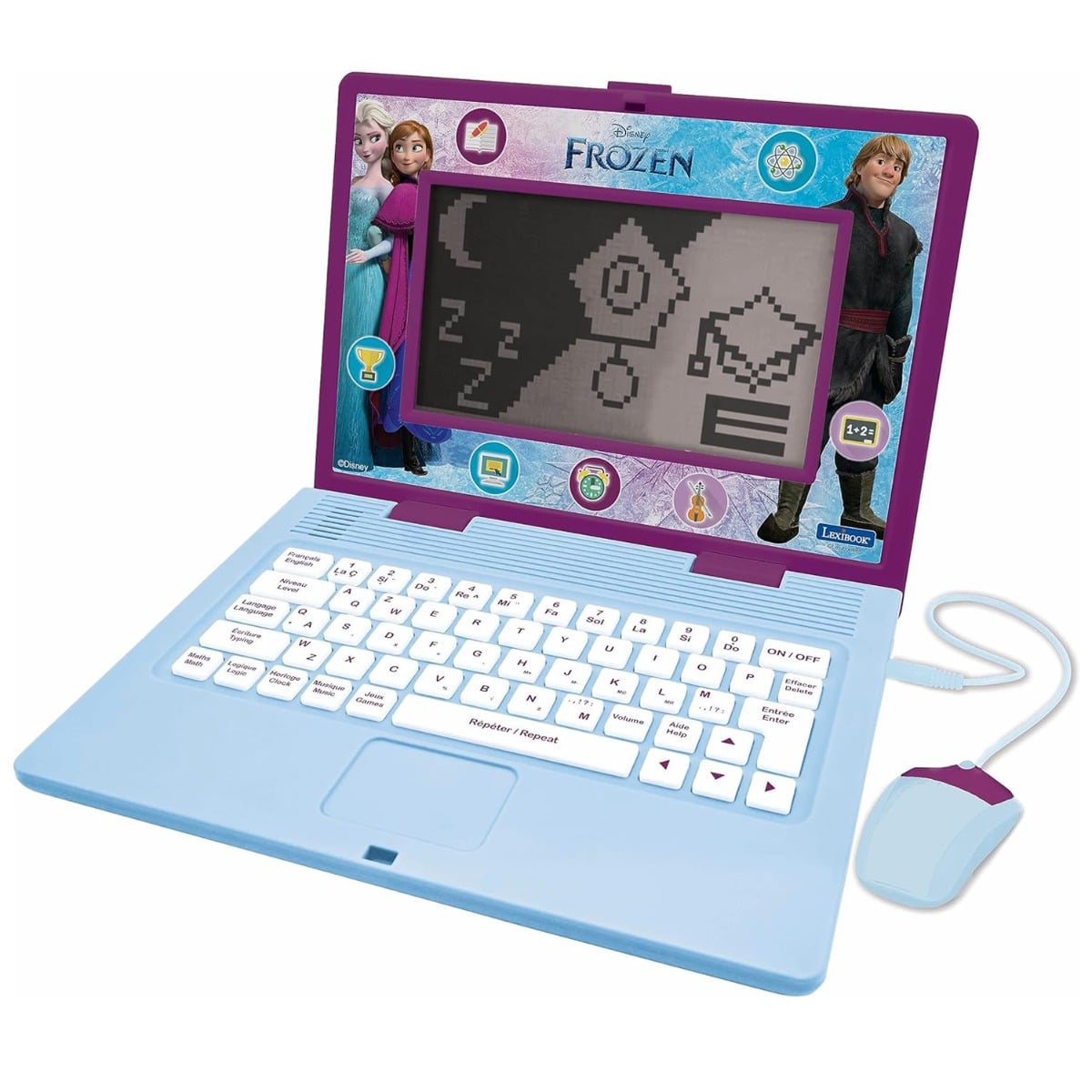 Laptop Lexibook Disney Frozen, 170 activitati