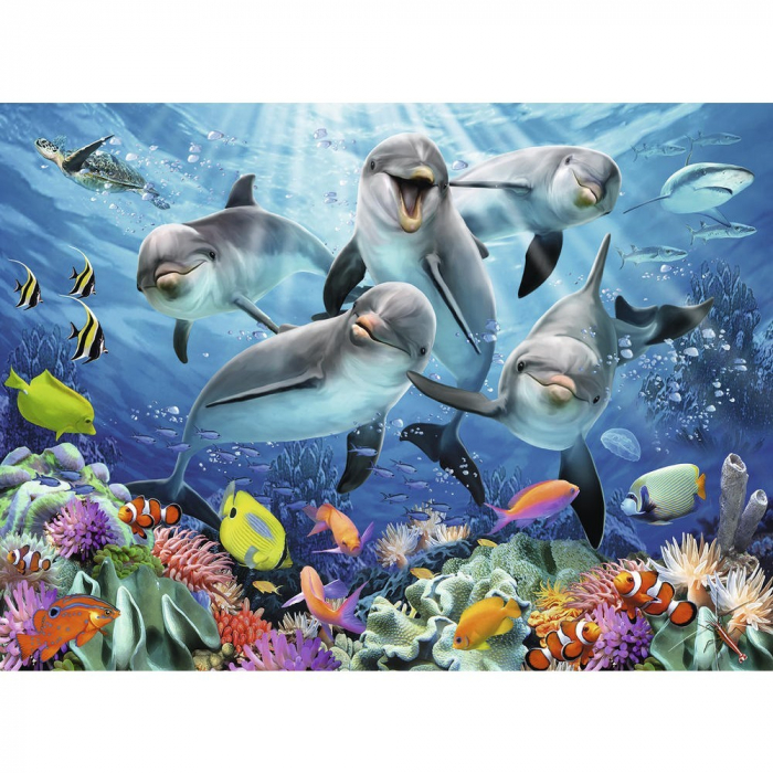 Puzzle Ravensburger Delfini | Calitate Germană