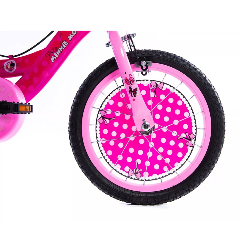 Bicicleta Huffy Minnie 16 inch cu Roti Ajutatoare - imagine 3