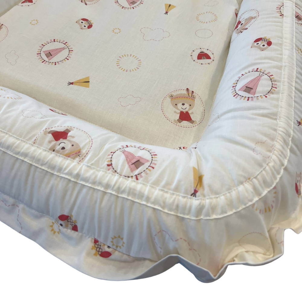 Baby Nest Mici Indieni Reversibil | Kids Decor - imagine 3