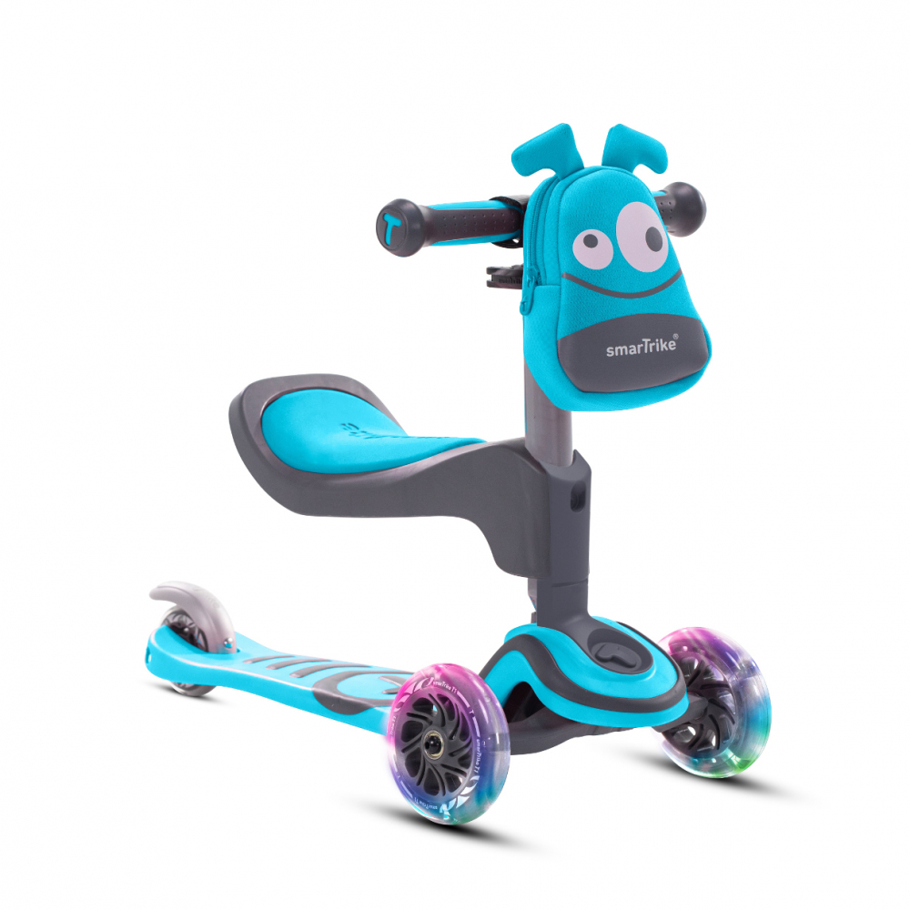 Trotineta SmarTrike T1 Albastru cu Scaun - imagine 10
