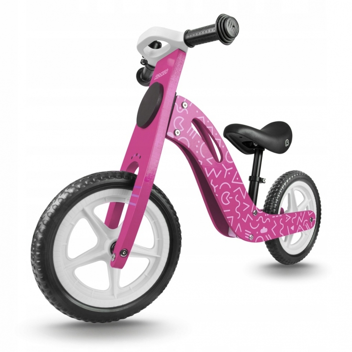 Bicicleta Ricokids Roz | Fără pedale, lemn - imagine 7