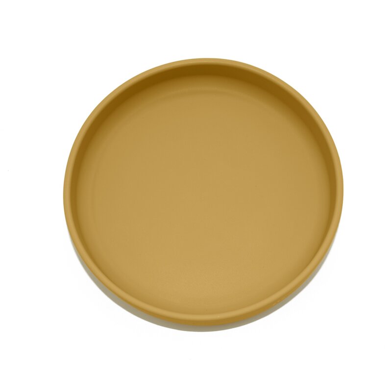 Farfurie Silicon Petite&Mars cu Ventuza Ocru - imagine 2