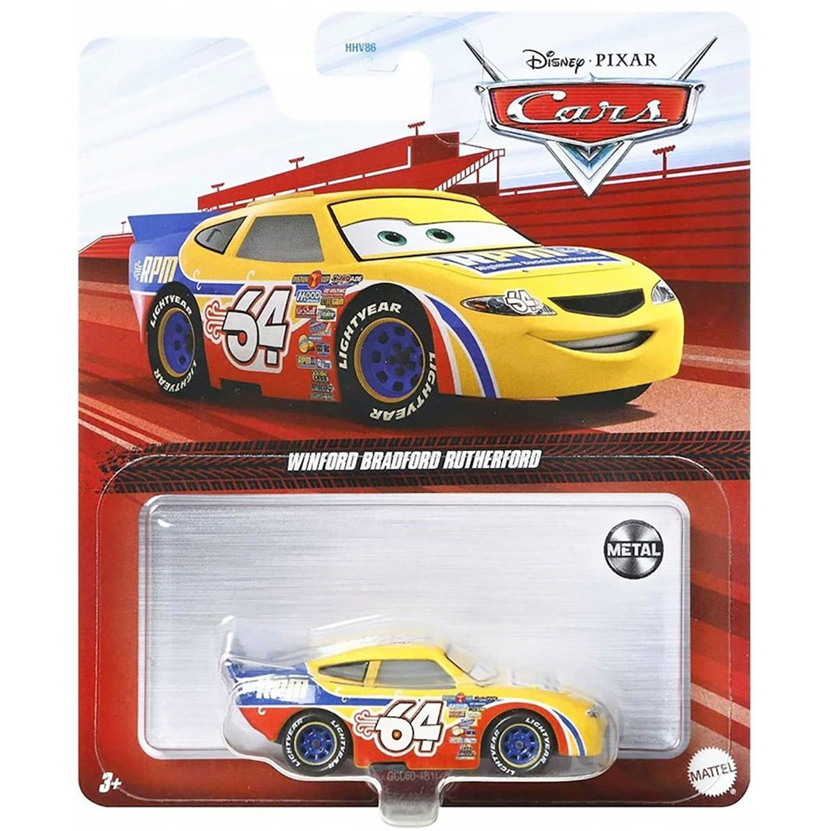 Masinuta metal Disney Cars Winford Bradford Rutherford