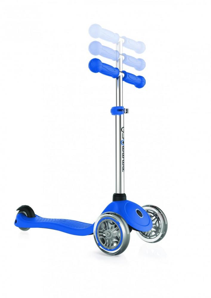 Trotineta Globber Primo Albastră, Ghidon Reglabil, 3 Ani+ - imagine 5