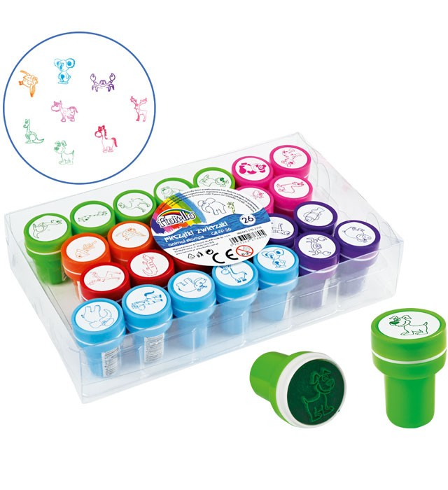 Stampile Zoo Fiorello pentru Creativitate - Set 26 buc