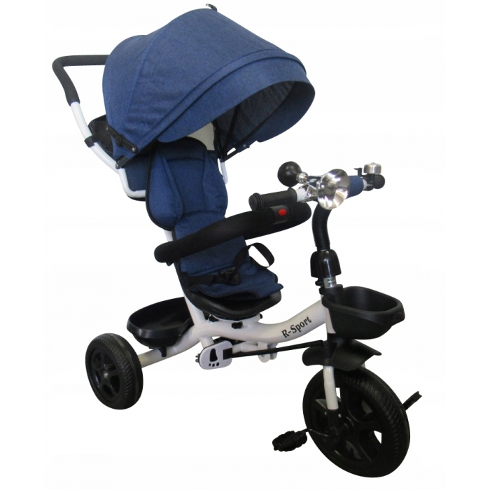 Tricicleta R-Sport T4 3in1, Scaun Reversibil, Albastru - imagine 2