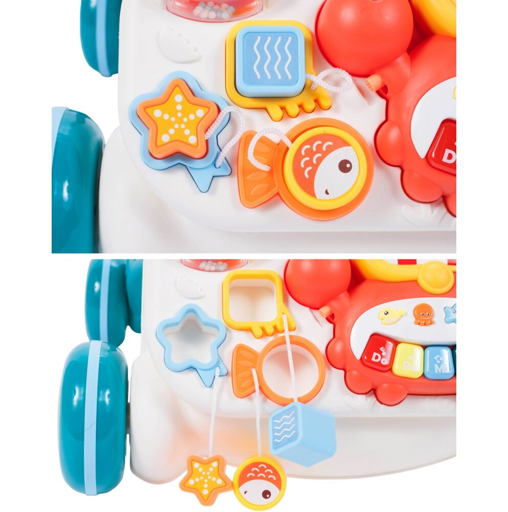 Antepremergator Malplay 2in1 cu Pian și Activități - imagine 8