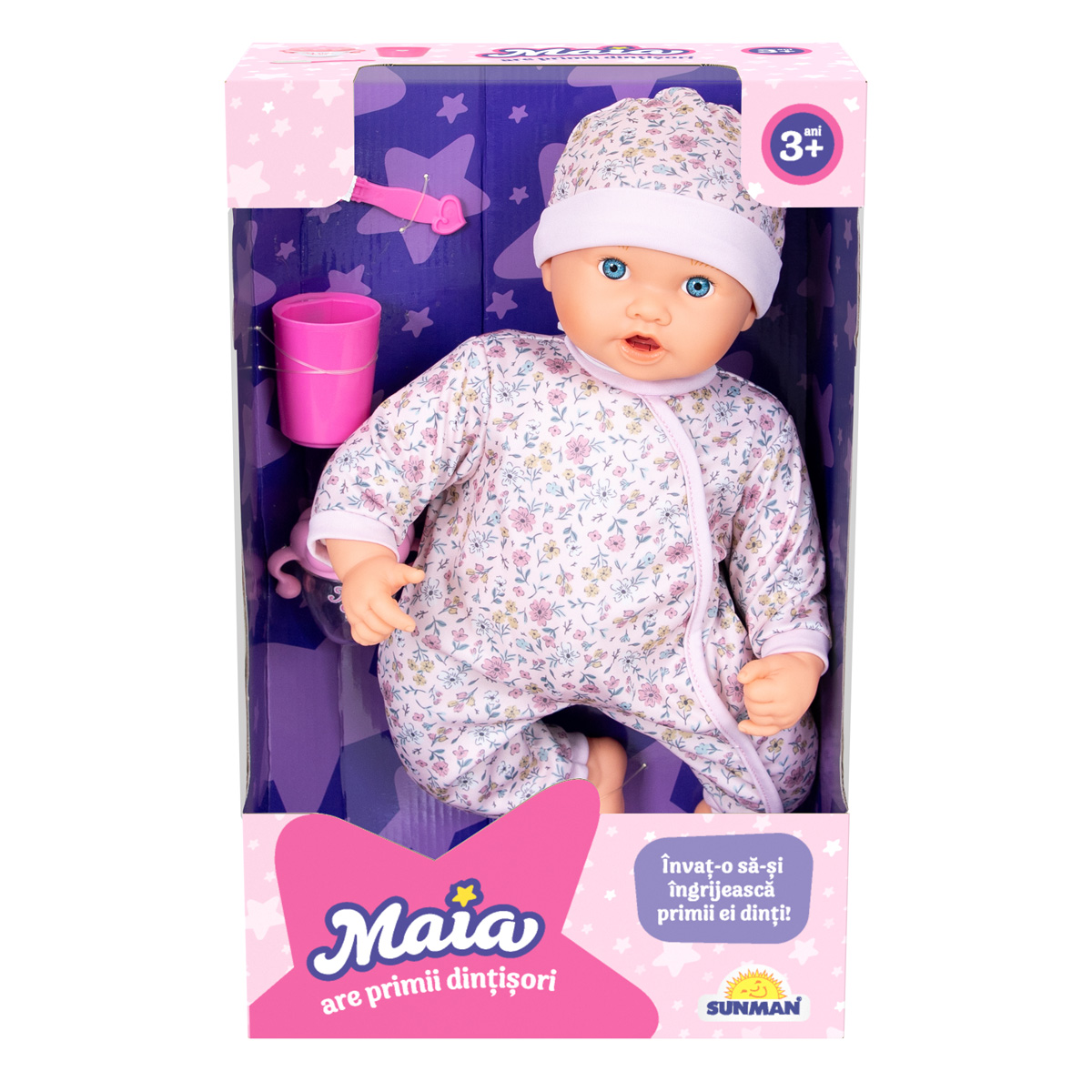 Papusa Bebelus Maia cu Dinti Interactivi