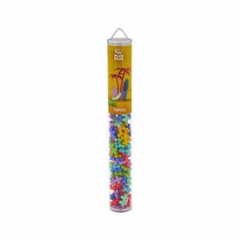 Plus-Plus 100 piese Tropical Mix - Jucarie educativa STEM