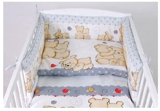 Lenjerie Patut Arya Kids 3 Piese, Bumbac Certificat