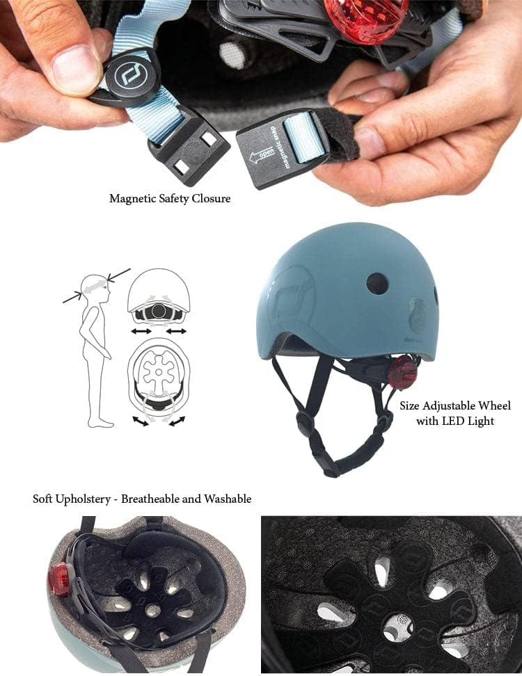 Casca Scoot & Ride Reglabilă Mat | Protecție Copii