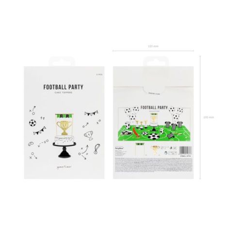 Decoratiuni Tort Fotbal Party Deco - Perfecte pentru Evenimente - imagine 4