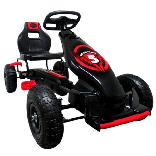 R-Sport Gokart Rosu cu Roti Gonflabile