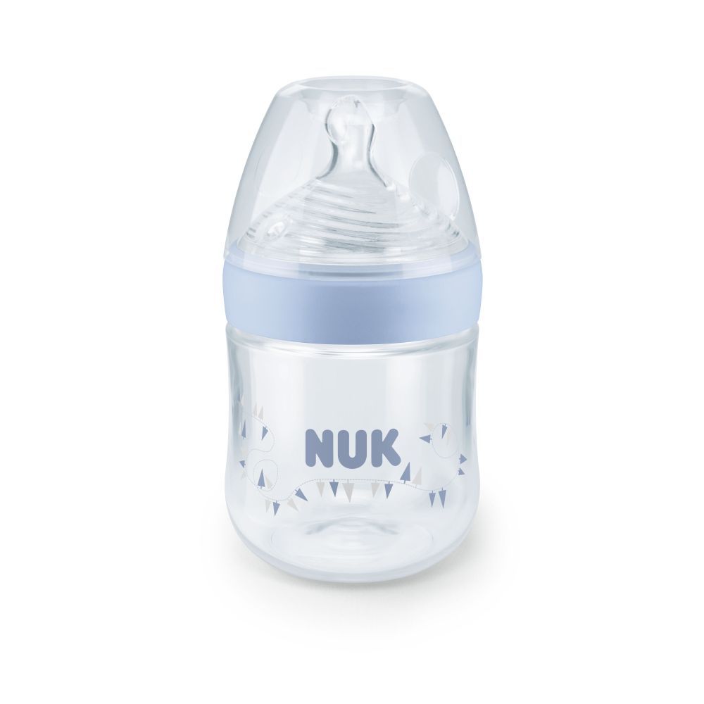 Biberon NUK Nature Sense Bleu, 150 ml, 0-6 luni - imagine 2