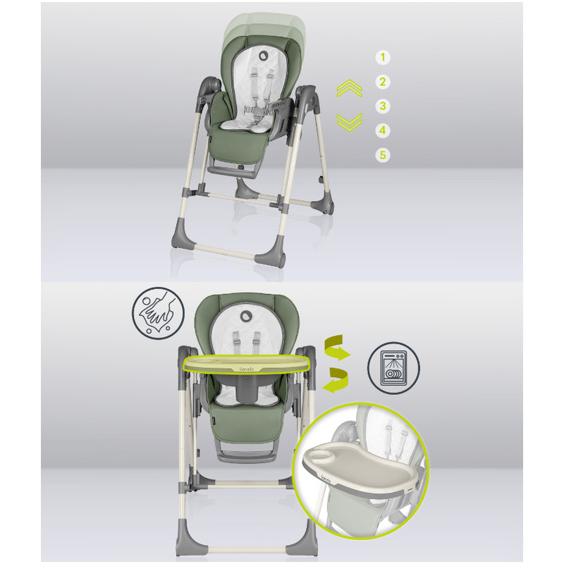 Scaun Masa & Balansoar Lionelo Laurice 2in1 - imagine 4