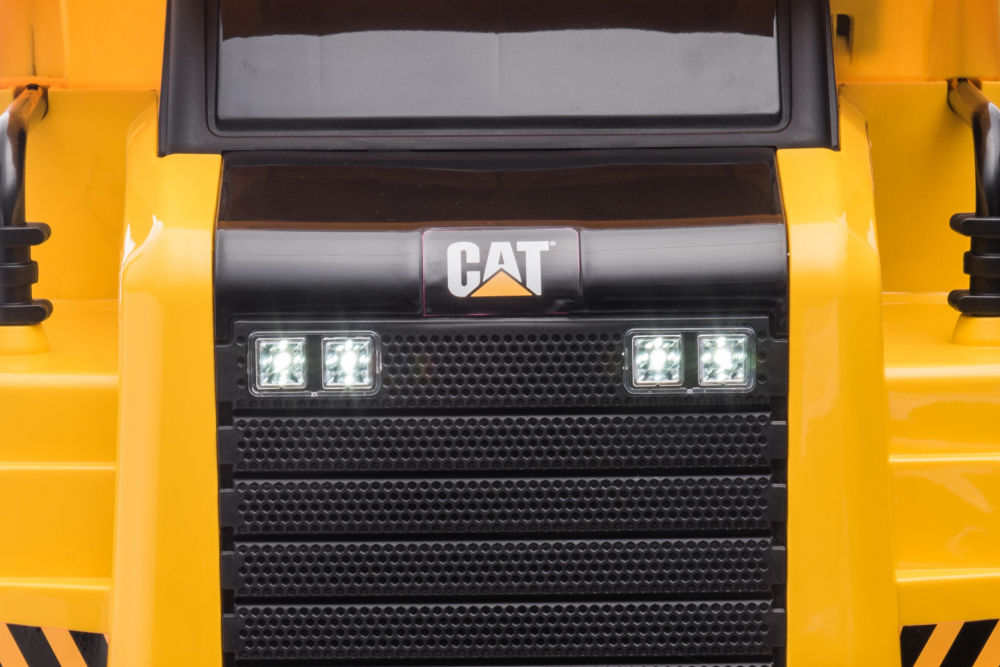 Camion Electric CAT Caterpillar 12V cu Remorca - imagine 11