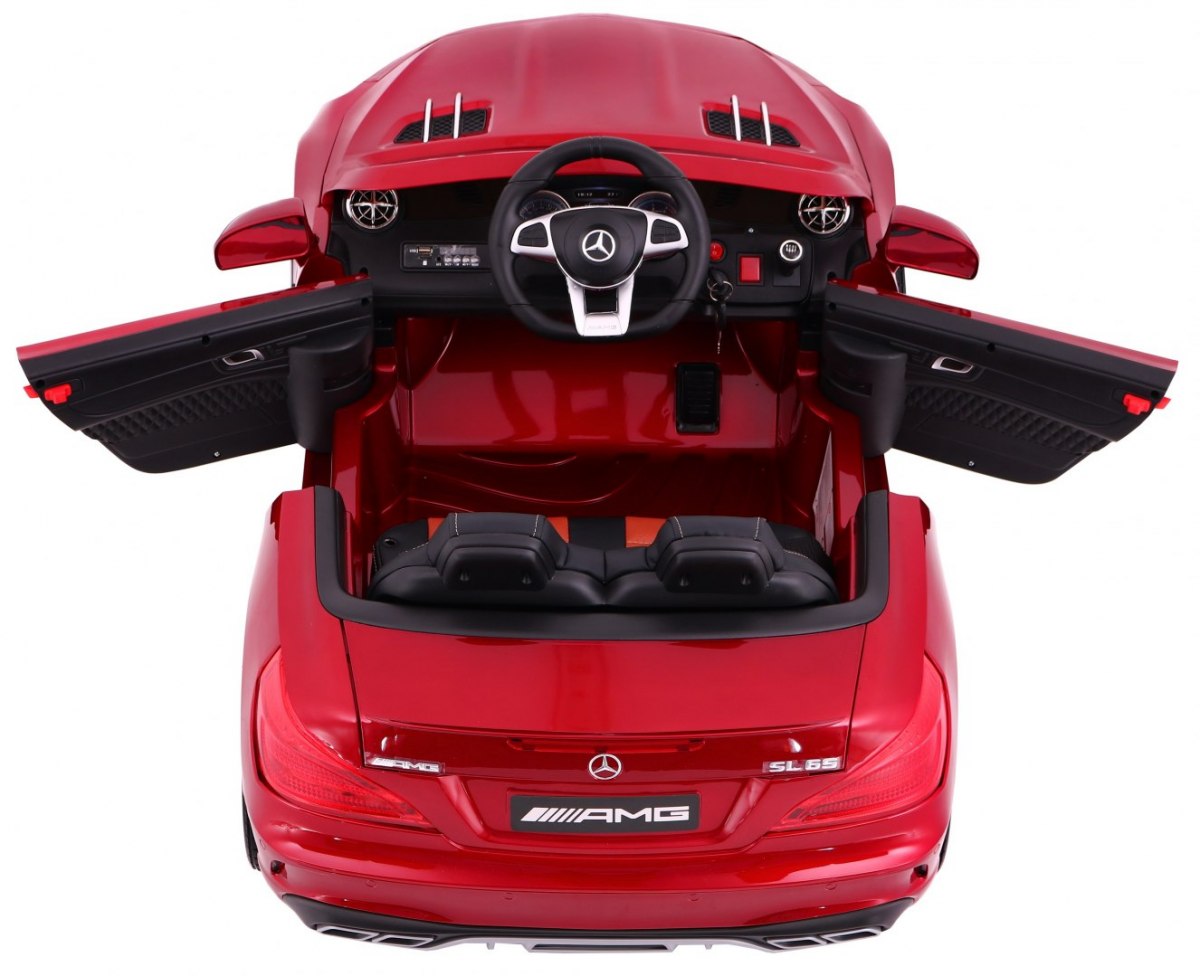 Masinuta Electrica Mercedes SL65 Visiniu - imagine 9