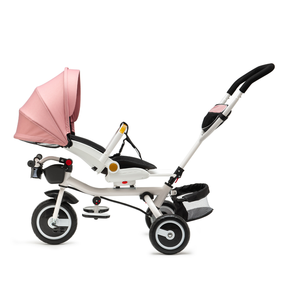 Tricicleta Juju Bliss Ride 3 in 1 Roz - imagine 6